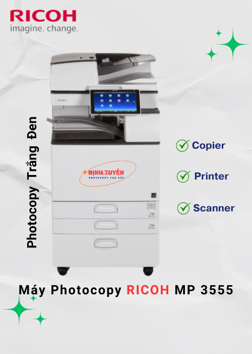 Máy Photocopy Ricoh MP 3555